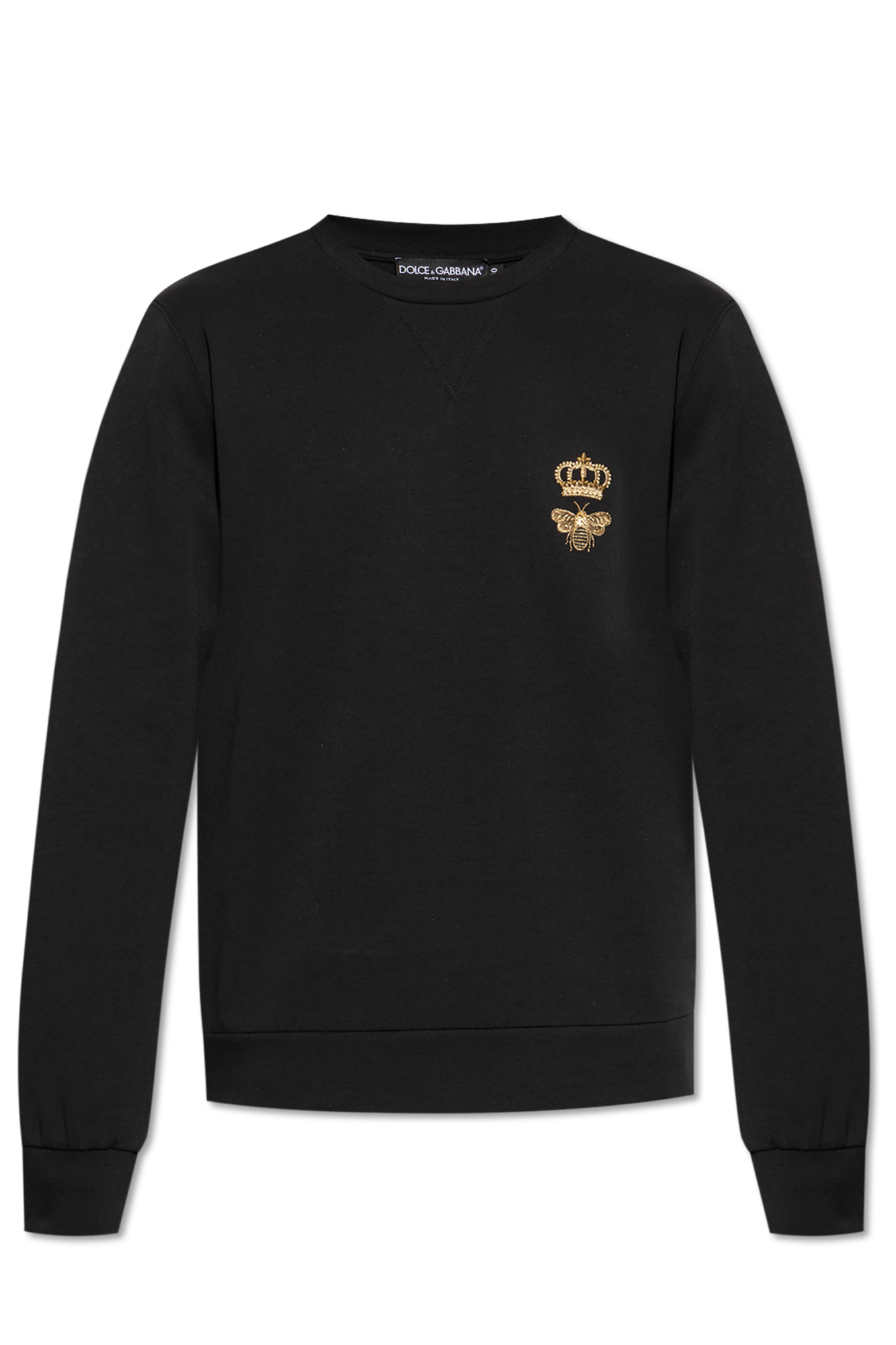 【送料&関税込】Dolce & Gabbana Monogram Embroidered Cre Dolce & Gabbana Logo-Embroidered T-Shirt | Sendegaro US